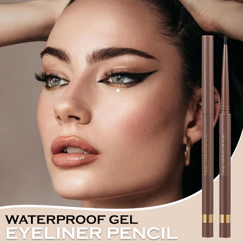 Lápiz delineador de ojos en gel, resistente al agua y antihorneado