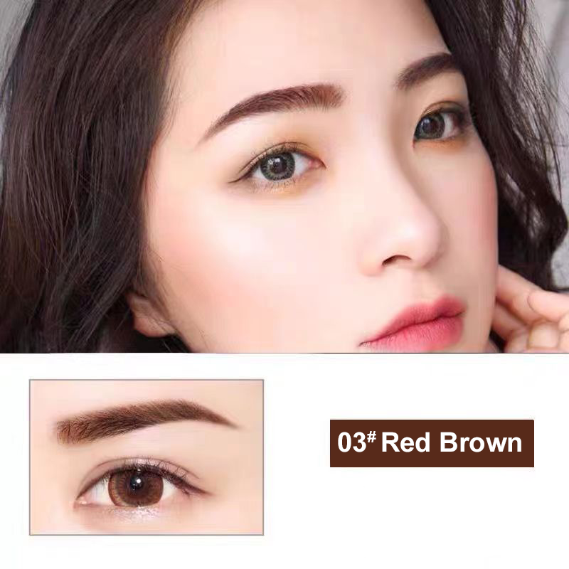 Crayon à sourcils 4 pointes waterproof effet poils naturels