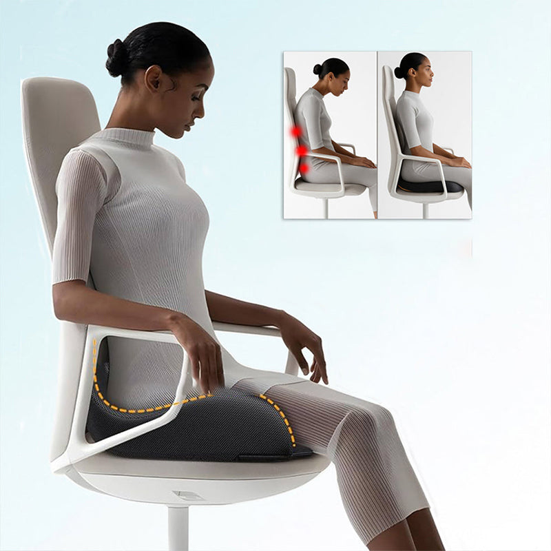 Canyó ergonòmic per a seure amb suport lumbar