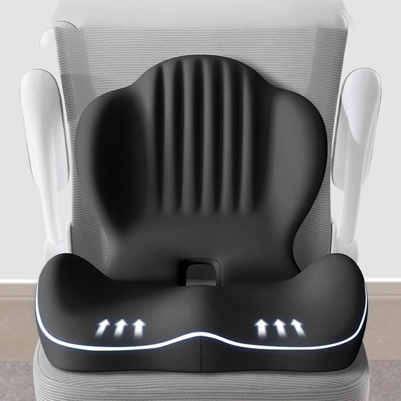 Canyó ergonòmic per a seure amb suport lumbar