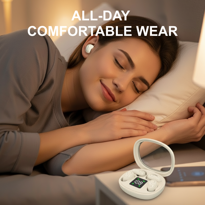 Auricolari trådløse Bluetooth-hodetelefoner med LED-oppladingsetui