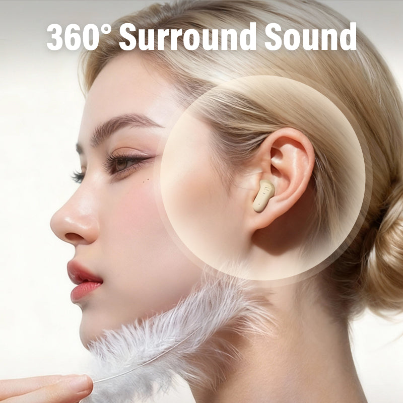 Auricolari trådløse Bluetooth-hodetelefoner med LED-oppladingsetui