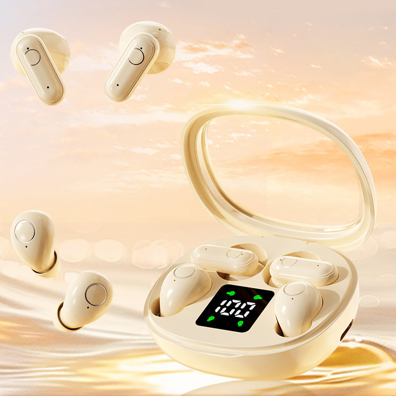 Auricolari trådløse Bluetooth-hodetelefoner med LED-oppladingsetui