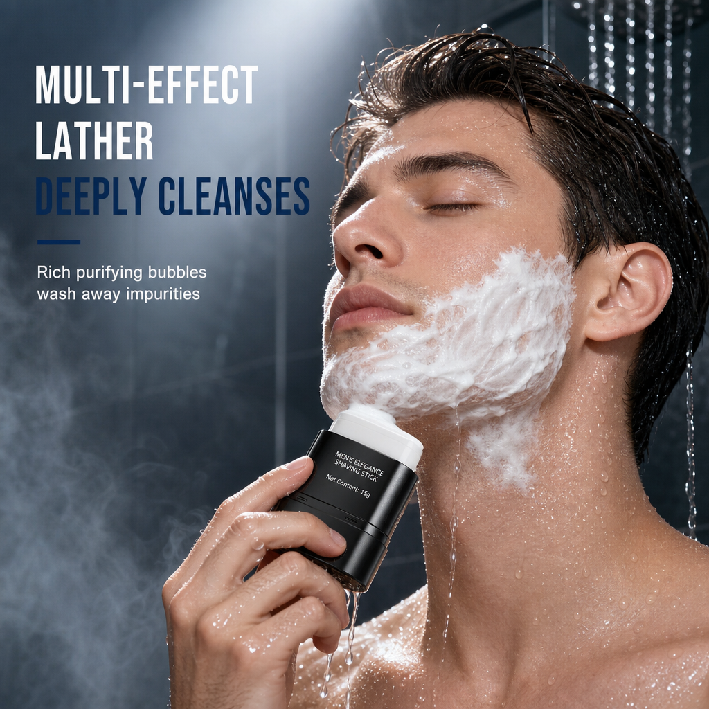 Stick 3 en 1 para barba y cuidado de la piel para hombre