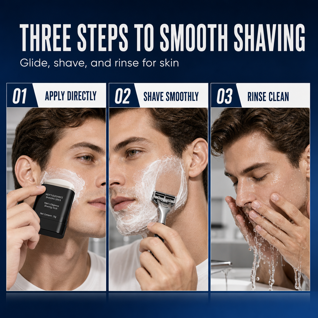 Stick barbe et soin 3-en-1 pour homme
