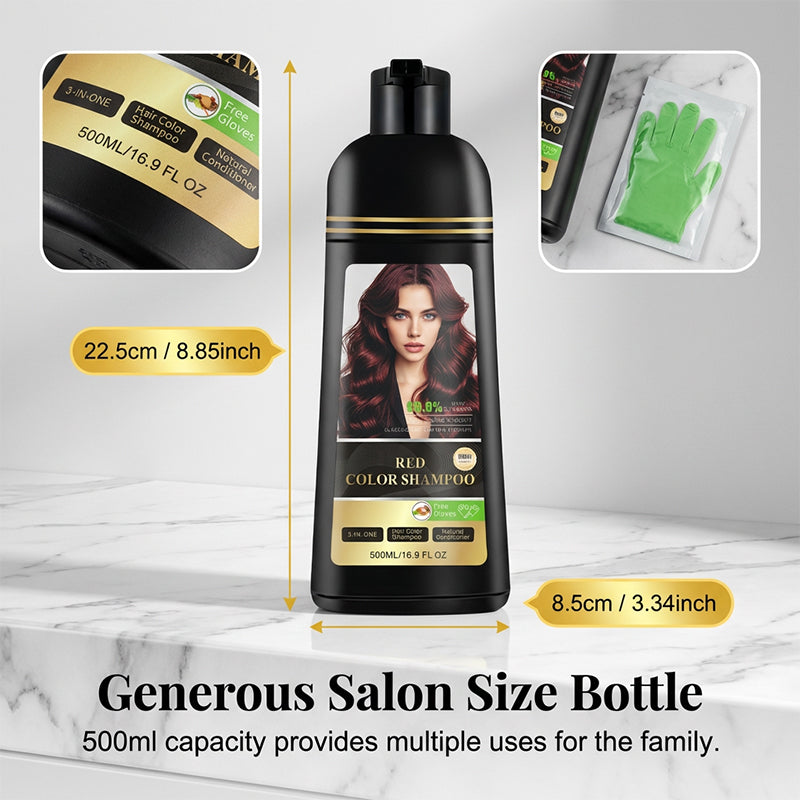 Shampooing colorant et nourrissant pour cheveux