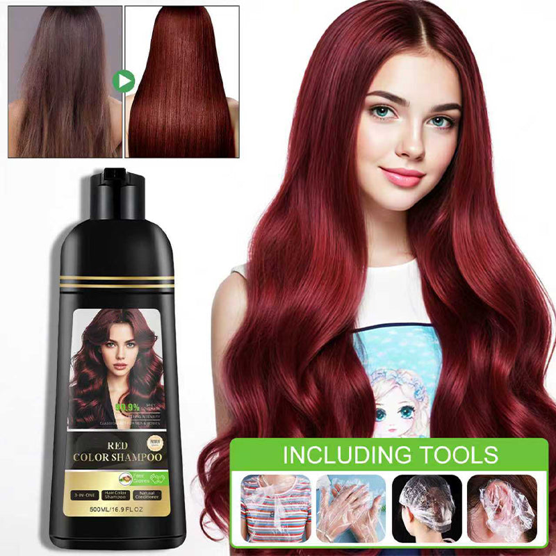 Shampooing colorant et nourrissant pour cheveux