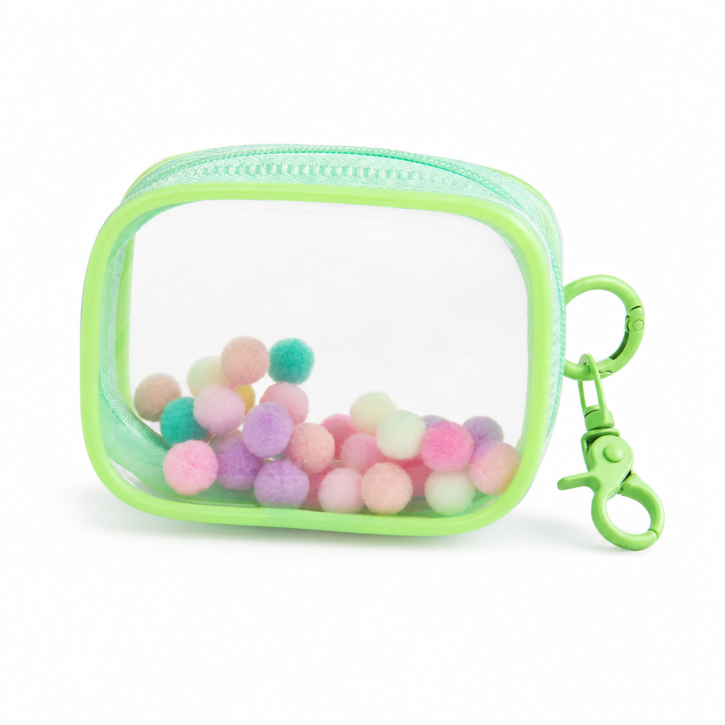 Étui de rangement pour accessoires de voyage transparent et portable