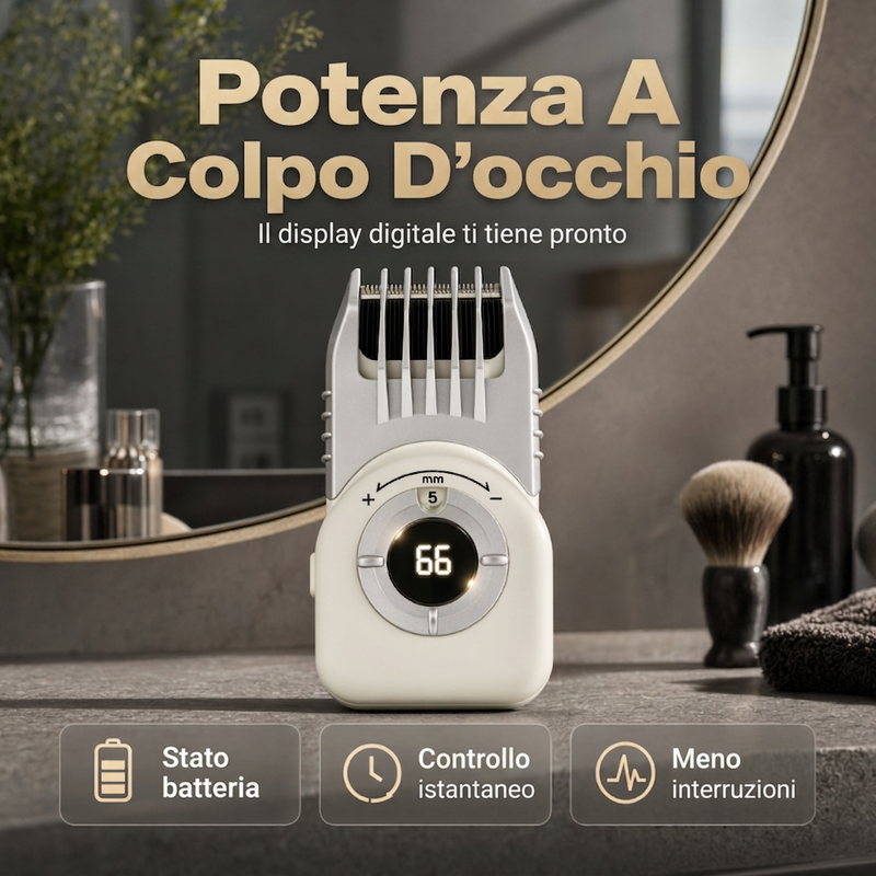 Tondeuse à cheveux électrique sans fil pour homme
