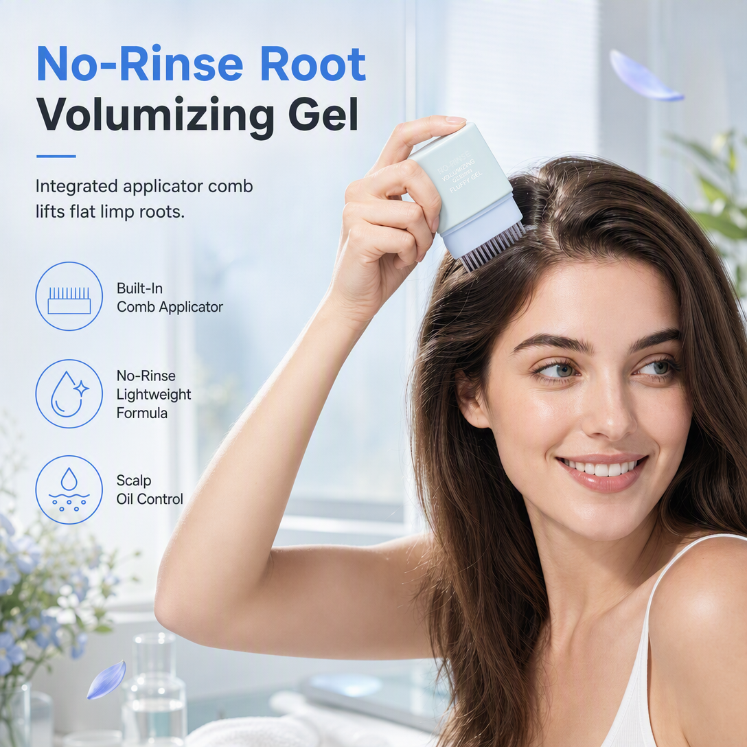 Gel volumateur sans rinçage avec peigne intégré