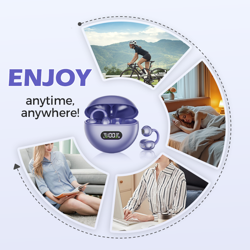 Écouteurs Bluetooth ouverts à clip