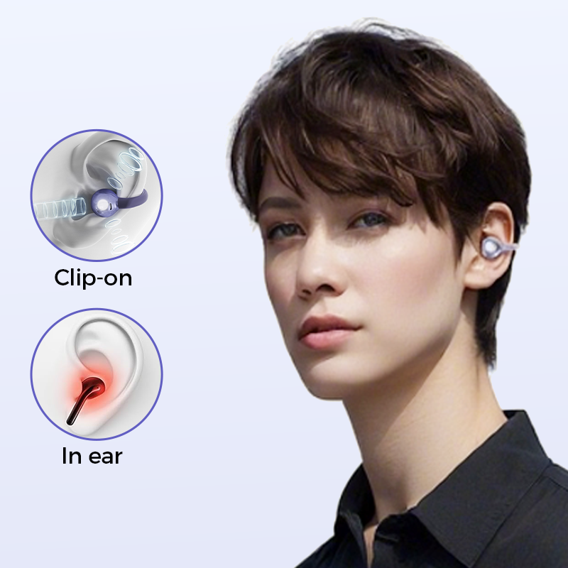 Écouteurs Bluetooth ouverts à clip