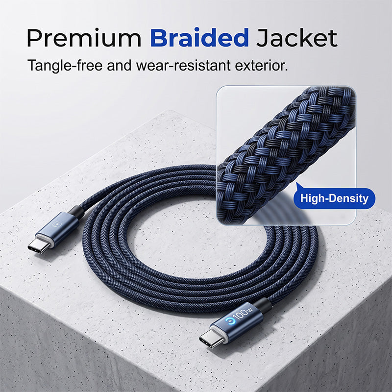 Cable USB-C de 100 W per a càrrega ultraràpida