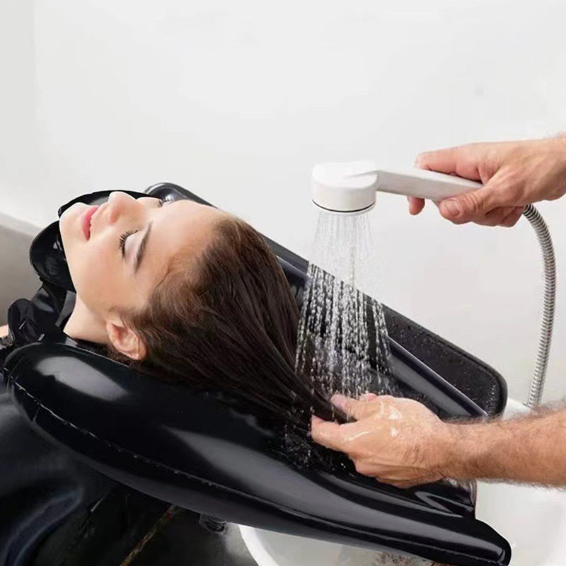 Bac gonflable portable pour shampooing