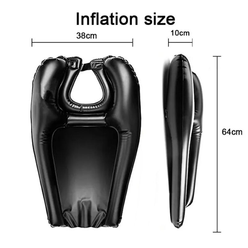 Bac gonflable portable pour shampooing