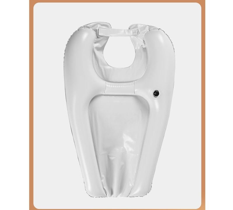 Bac gonflable portable pour shampooing