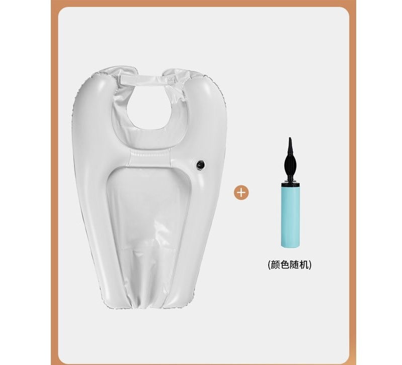 Bac gonflable portable pour shampooing