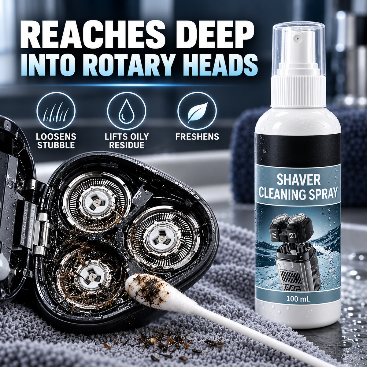 Spray nettoyant et lubrifiant pour rasoir 100 ml