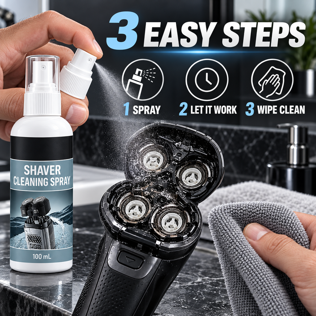 🪒 Spray Pulizia & Lubrificazione Rasoio 100ml