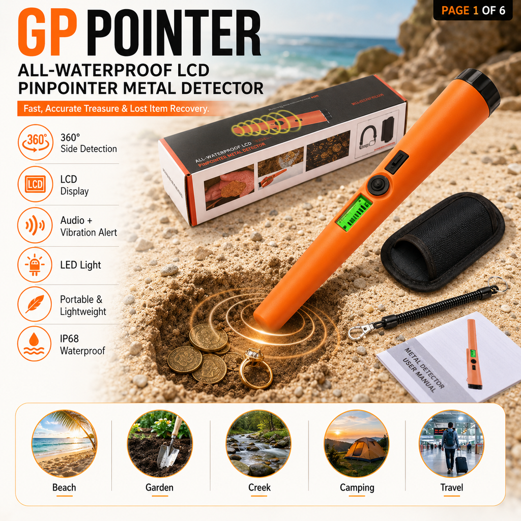Detector de metalls portàtil d'alta sensibilitat IP68