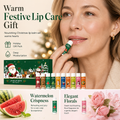 🎄 ¡50% DE DESCUENTO! Set de 10 Bálsamos Labiales Navideños