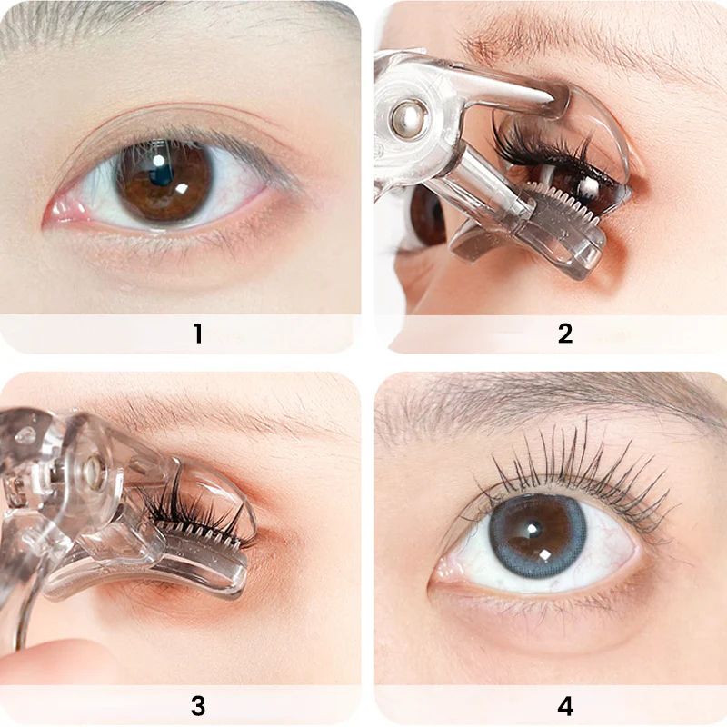 Pince à cils ergonomique grand angle