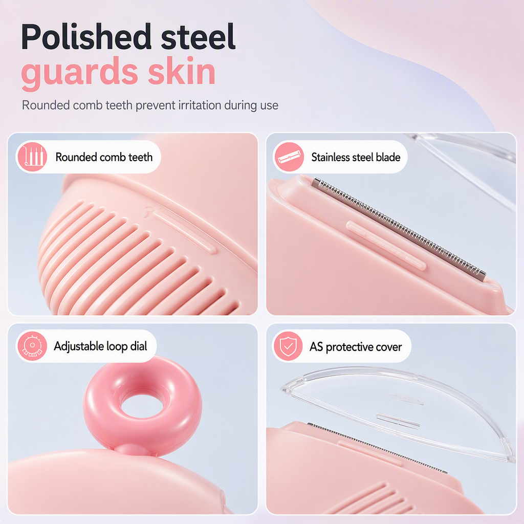 ✂️ Pettine Sfoltitore e Tagliacapelli 5 in 1