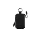 Ekstern 3-i-1 nøkkelbrikke-batteribank 2000 mAh
