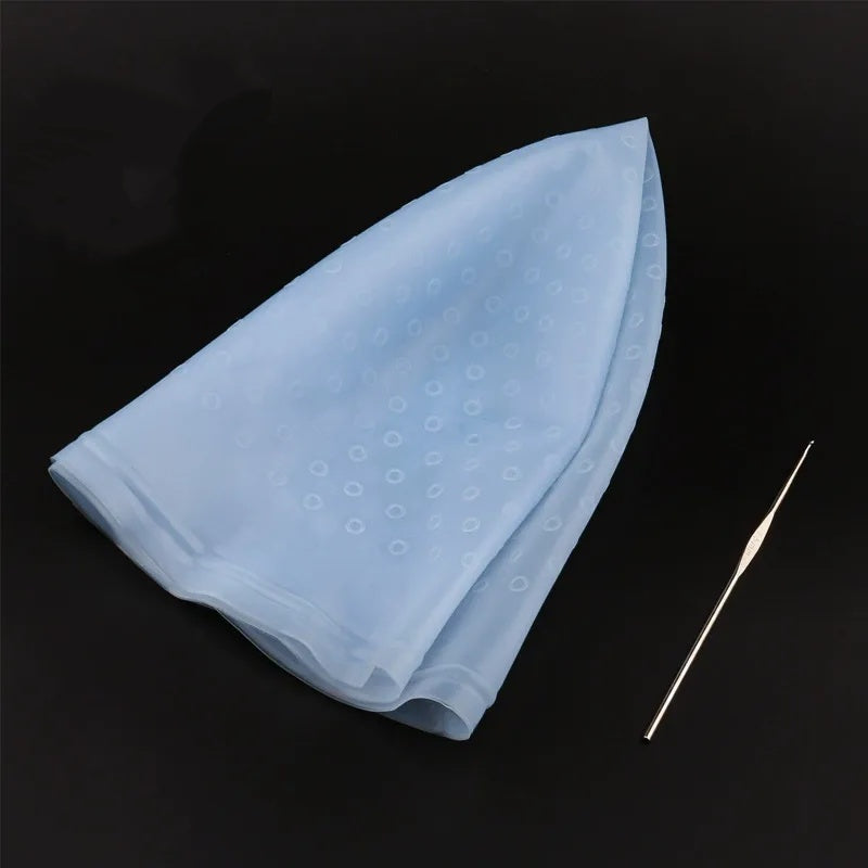 Bonnet en silicone pour mèches et coloration des cheveux