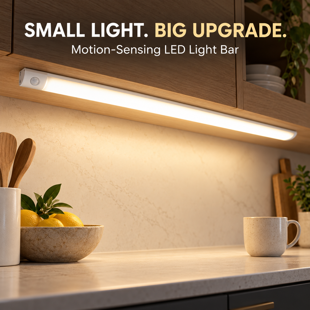 💡 Barra LED ultrasottile con sensore di movimento