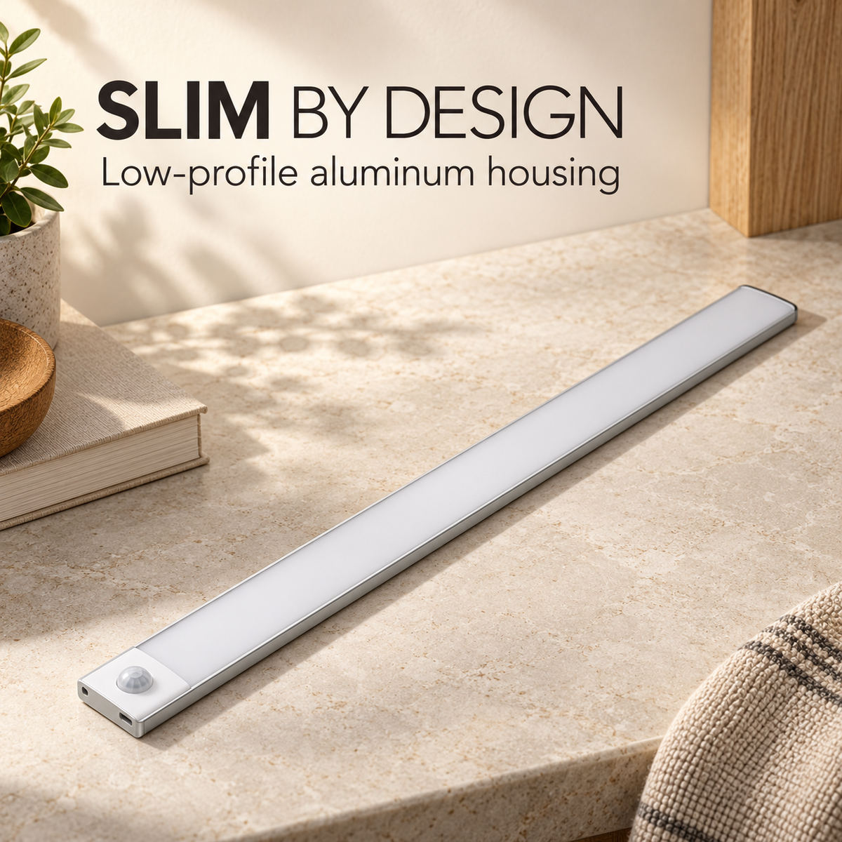 💡 Barra LED ultrasottile con sensore di movimento