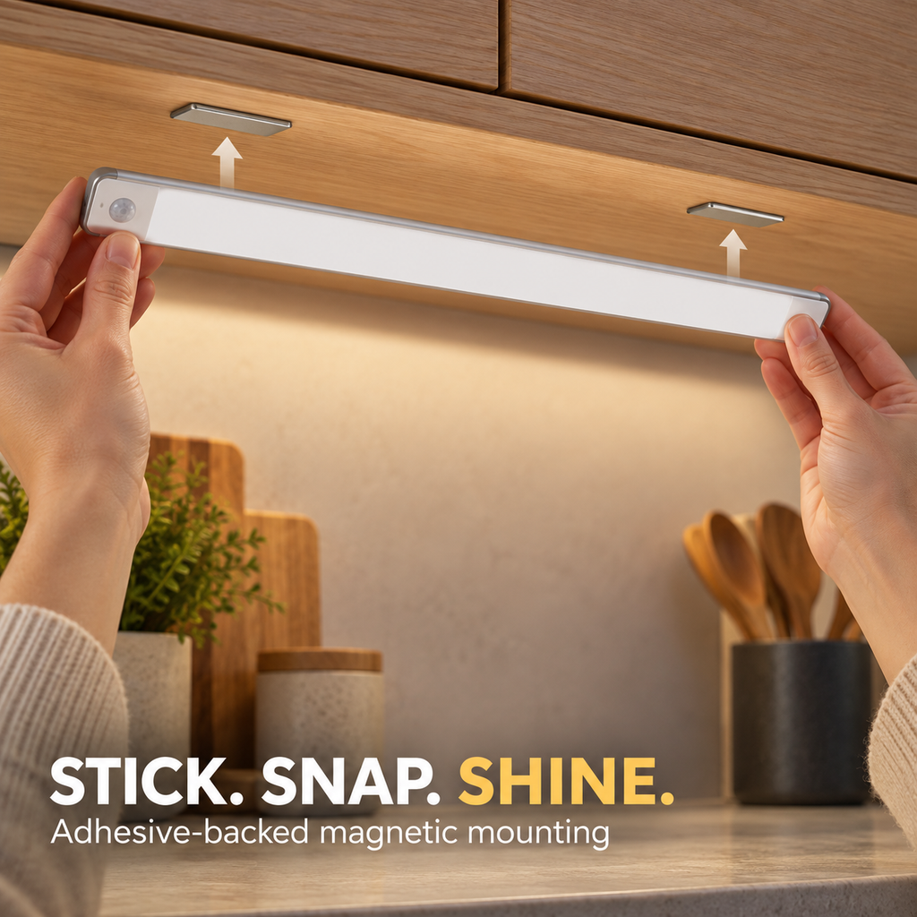 💡 Barra LED ultrasottile con sensore di movimento