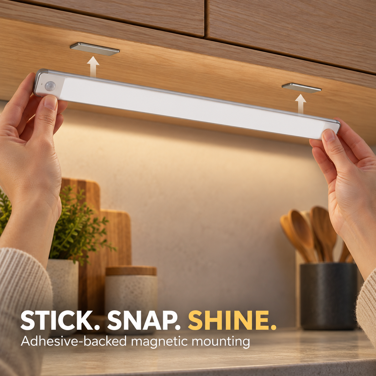 💡 Barra LED ultrasottile con sensore di movimento