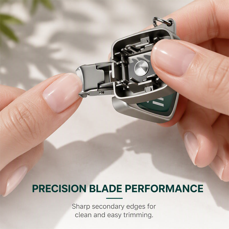 Coupe-ongles mini pliable en acier