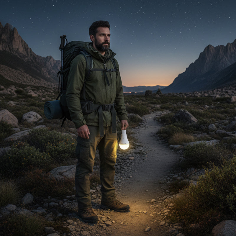 💡 Oppladbar LED-campinglampe