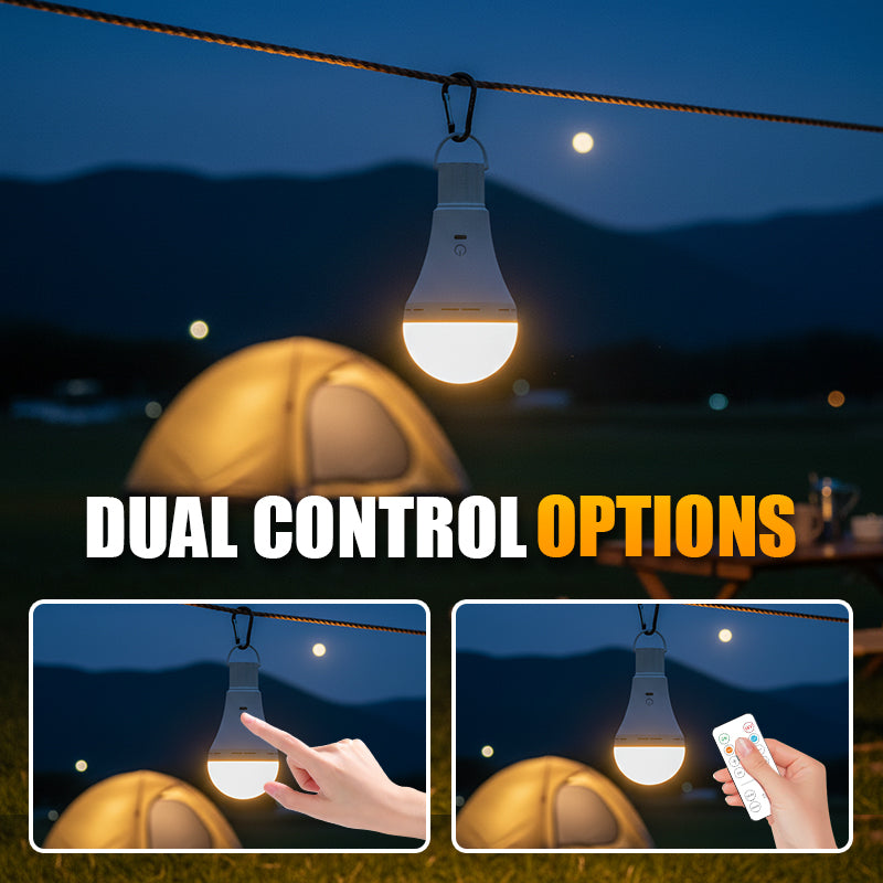 Ampoule LED rechargeable pour le camping