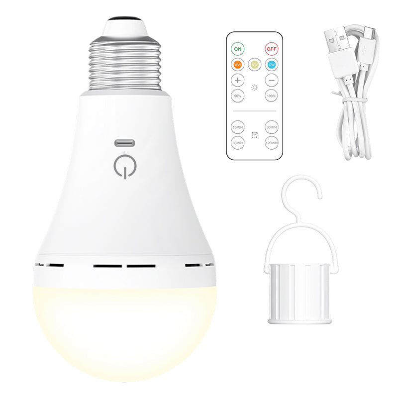 Ampoule LED rechargeable pour le camping