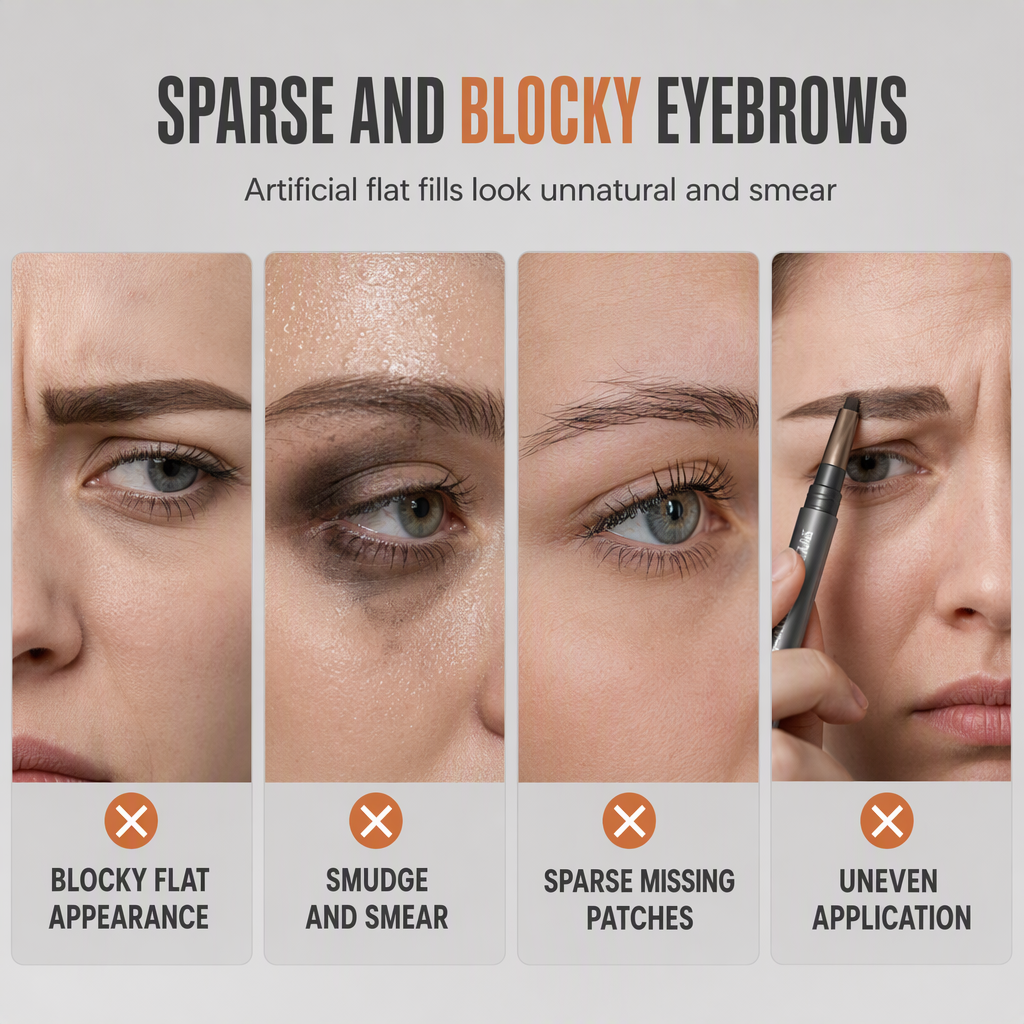 Retolador líquid per a celles de 4 puntes amb efecte de microblading