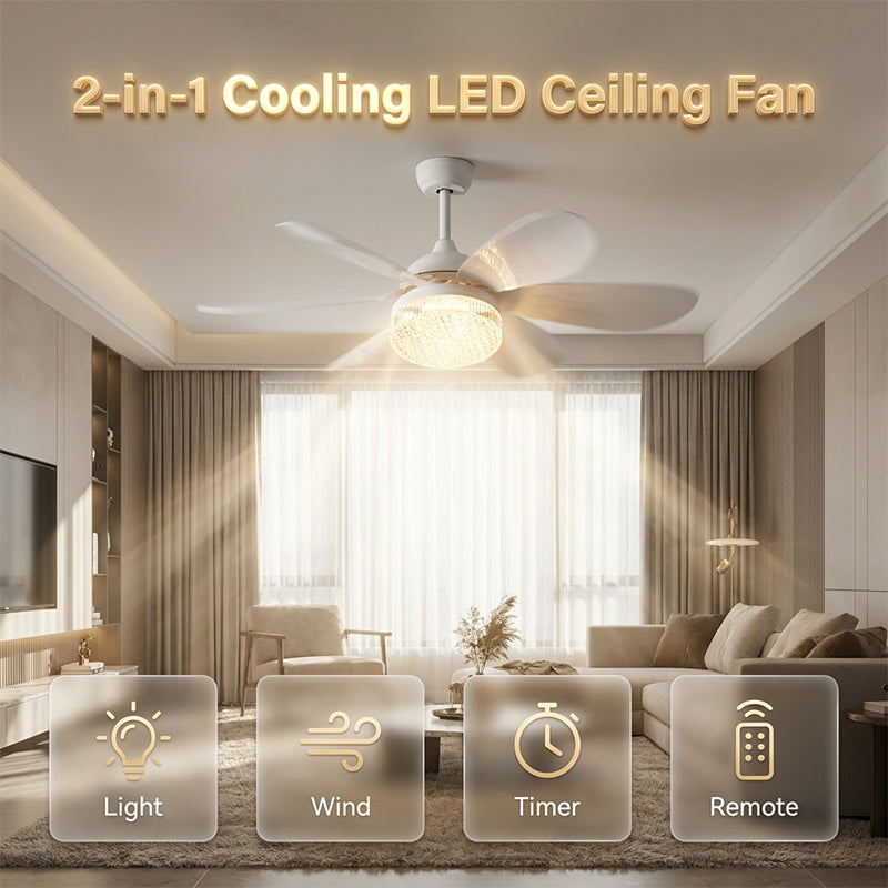 💡 -50% Ventiladors de Teu LED 2 en 1