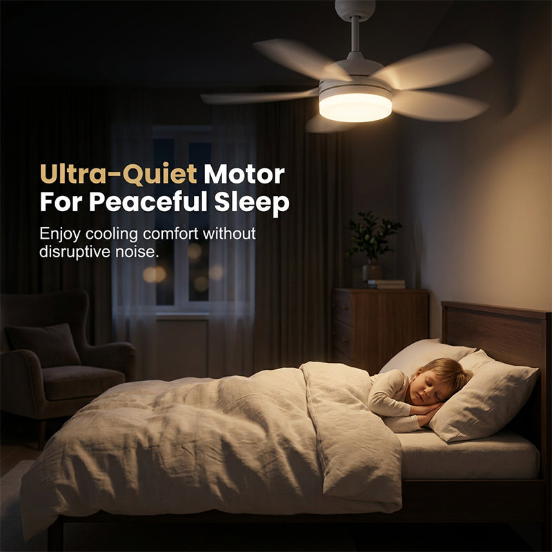 💡 -50% Ventilatore da Soffitto LED 2-in-1