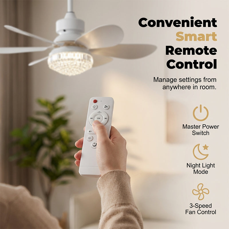 💡 -50% Ventilatore da Soffitto LED 2-in-1