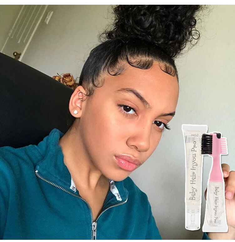 Brosse pour cheveux de bébé 3-en-1 avec gel