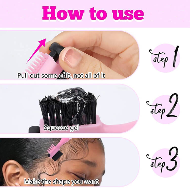 ✨ -50% Baby Hair 3-i-1-børste med gel