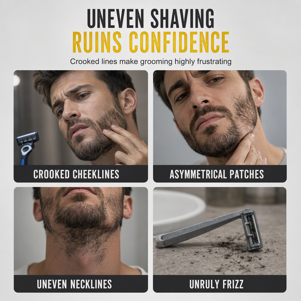 🧔 -50% Plantilla per a barba simètrica