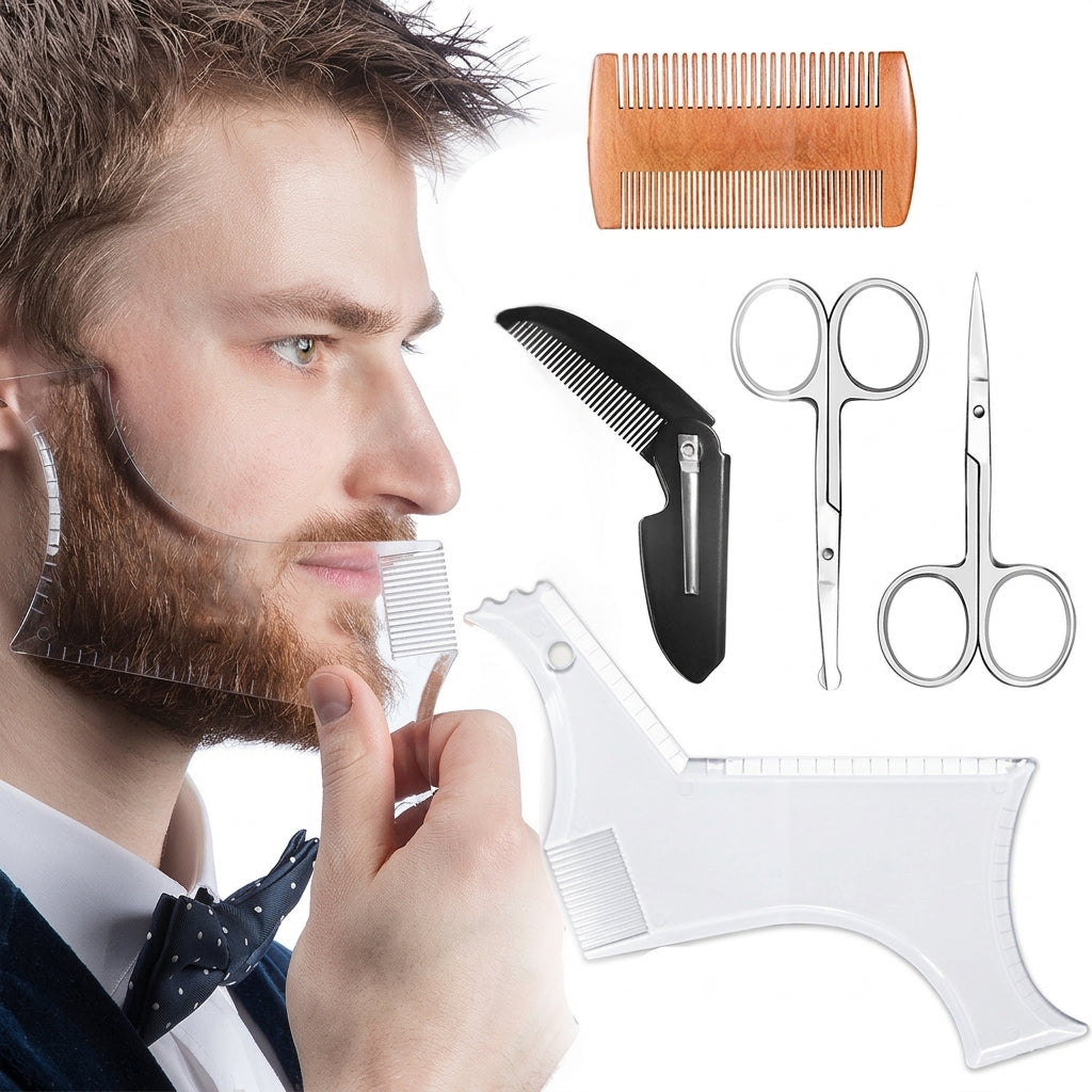 Guide de contour pour barbe symétrique