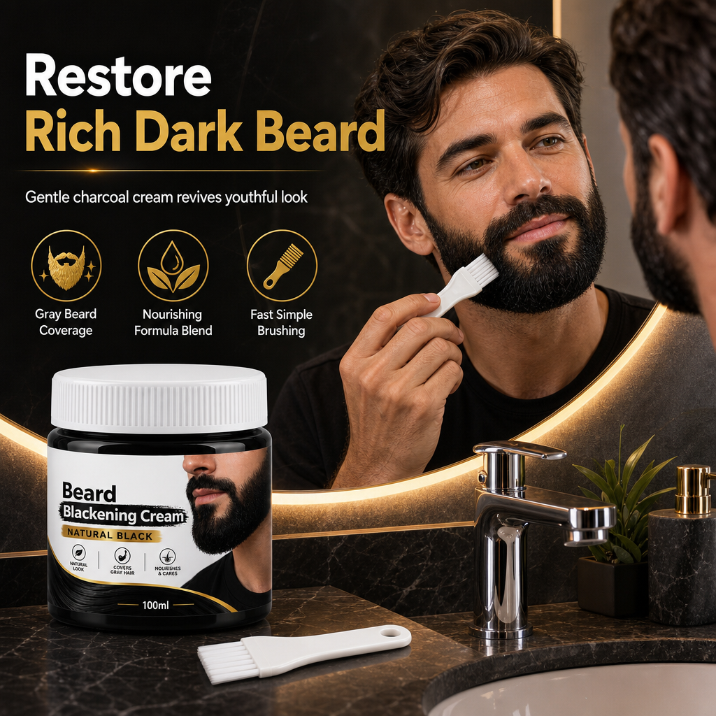 🧔 Offerta – Crema Colorante Barba Nero Naturale 100 ml