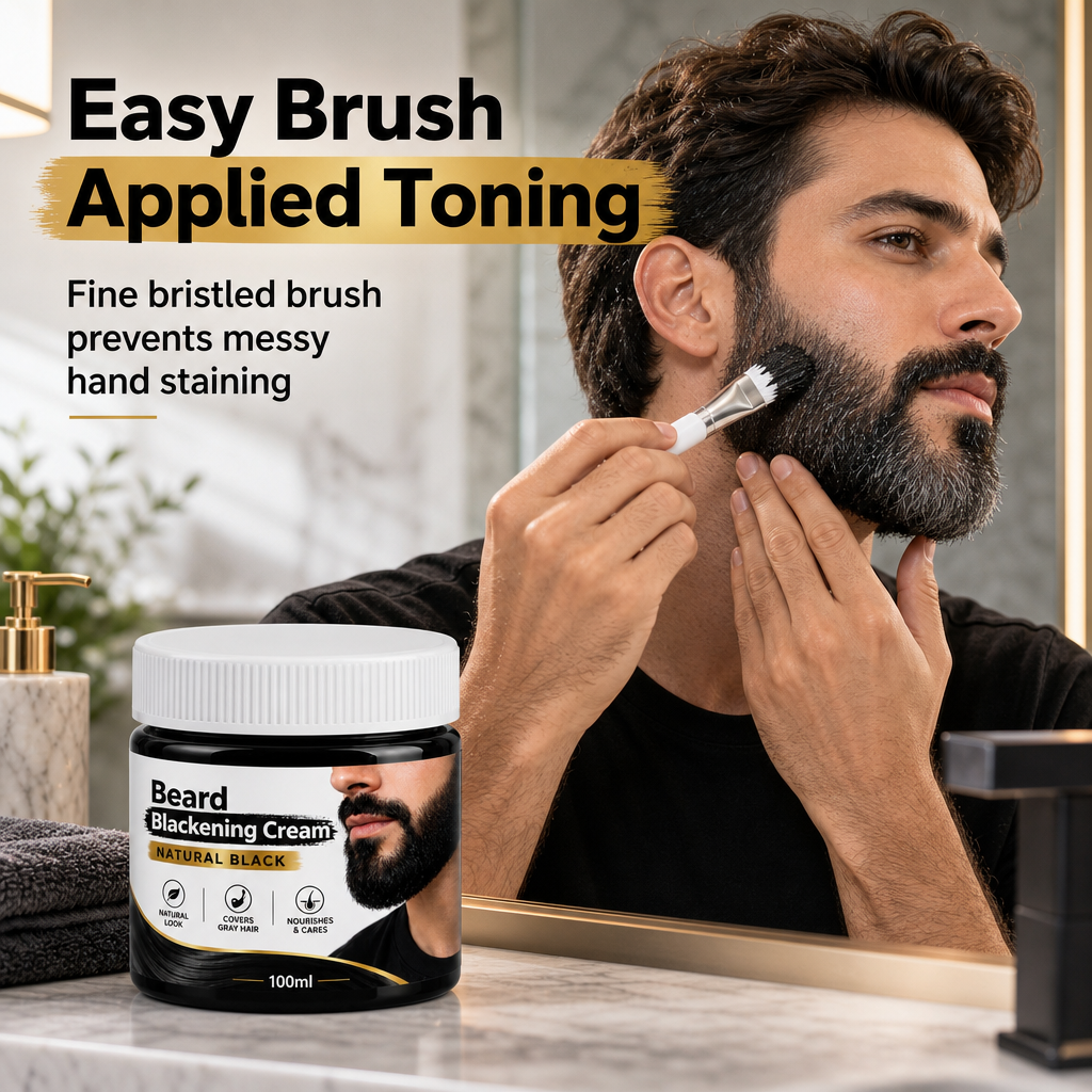 🧔 Offerta – Crema Colorante Barba Nero Naturale 100 ml