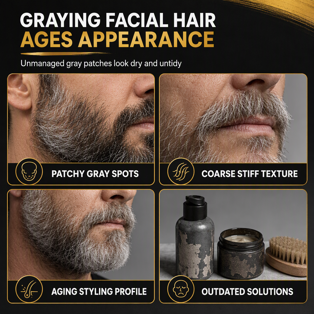 Crème colorante pour barbe noir naturel 100 ml