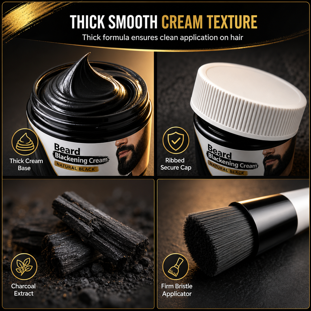 🧔 Offerta – Crema Colorante Barba Nero Naturale 100 ml