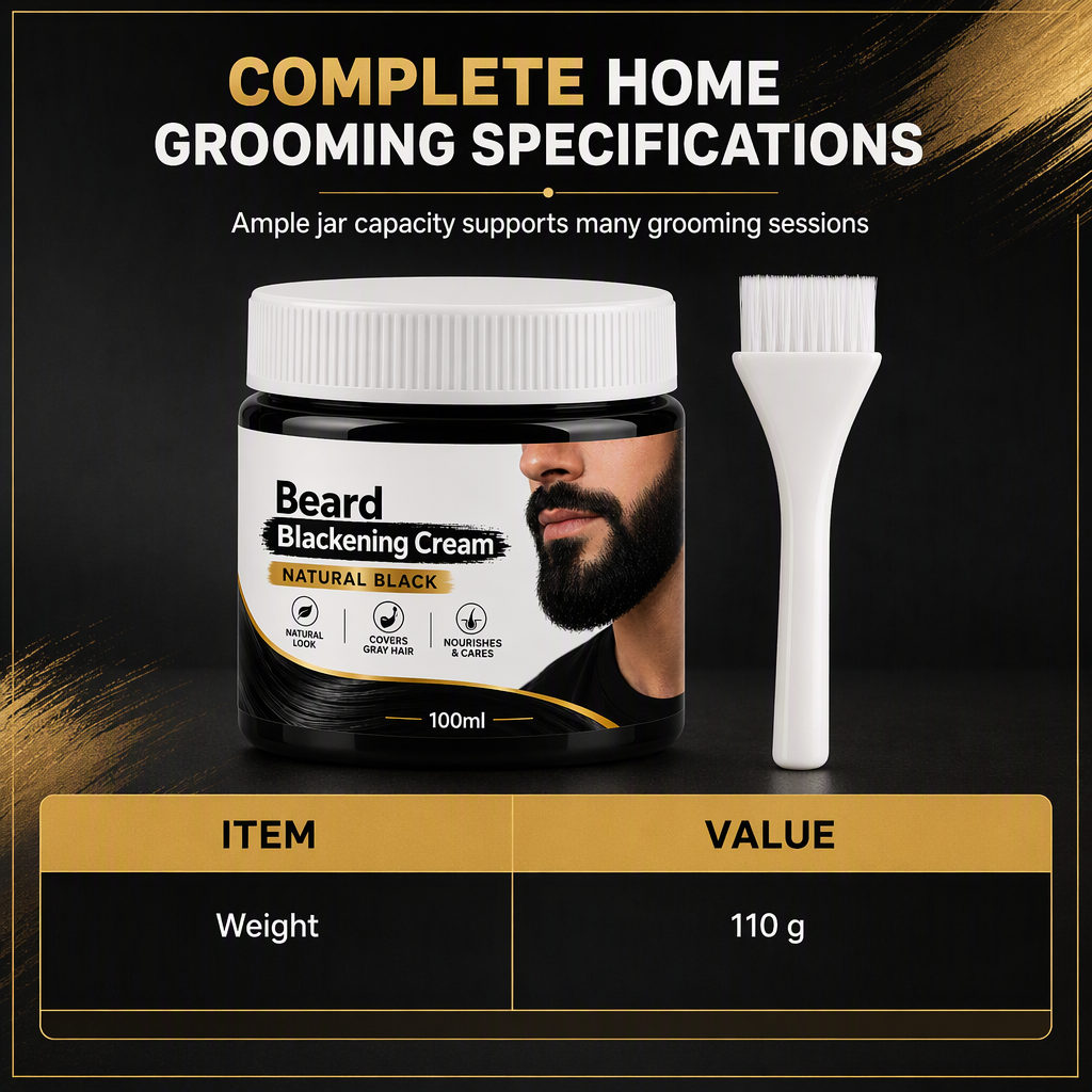 🧔 Offerta – Crema Colorante Barba Nero Naturale 100 ml
